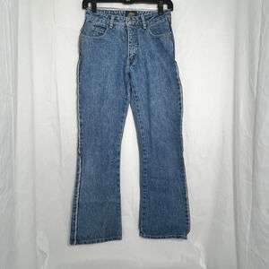 Vintage 90s Women's Paris Blues Bootcut/Flare Jeans Blue‎ Size 3